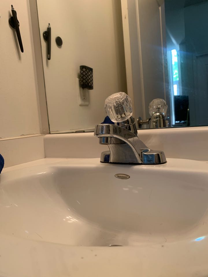 Replaced faucet