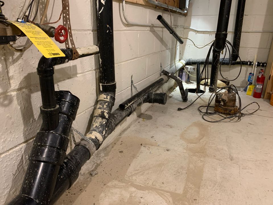 Replaced sump pump
