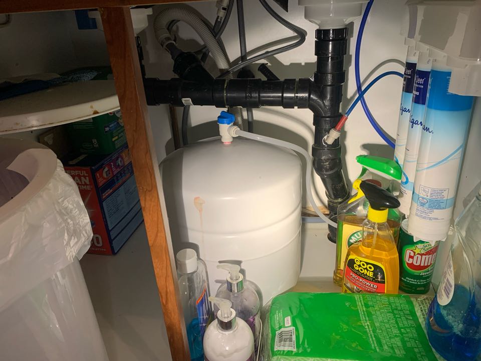 Unclogged kitchen drain