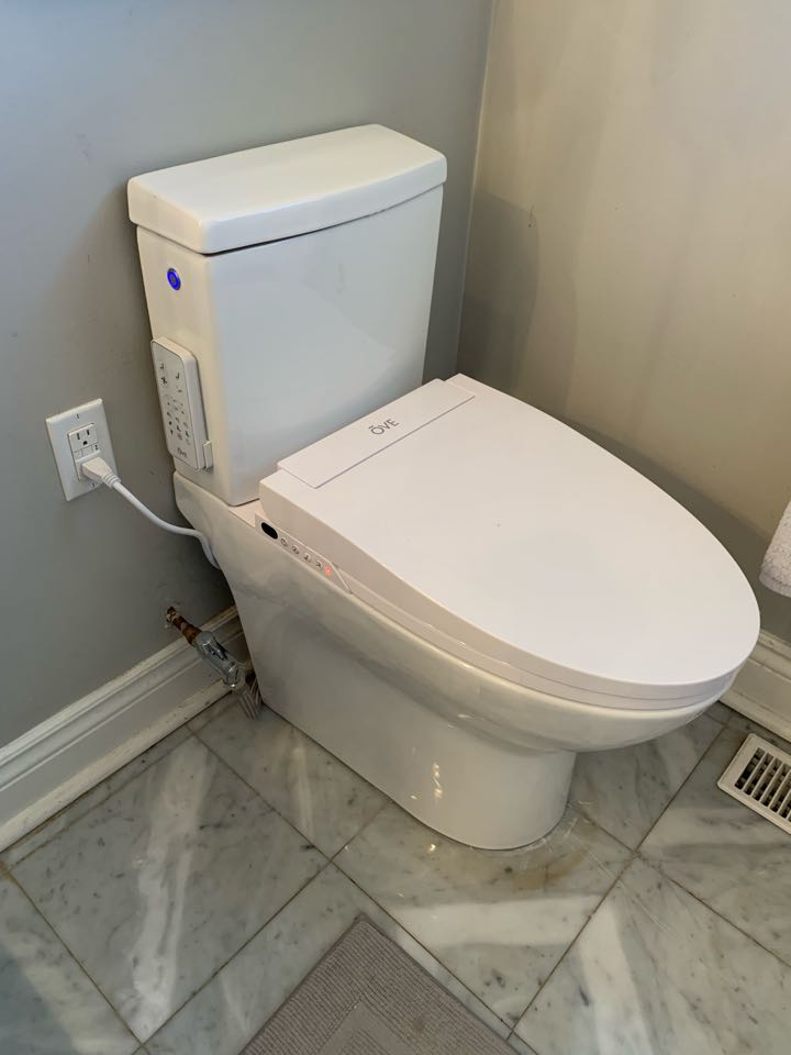 Replaced toilet
