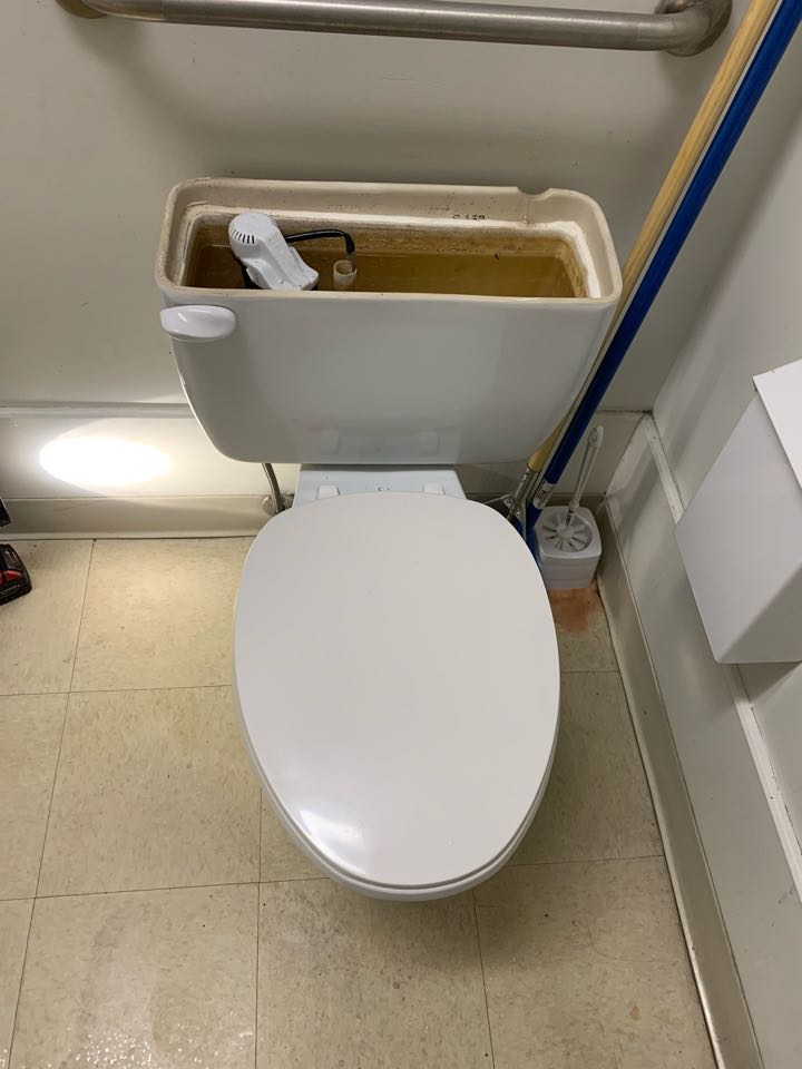 Toilet leaking from tank bolt