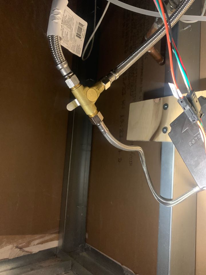 Replaced mixing valve