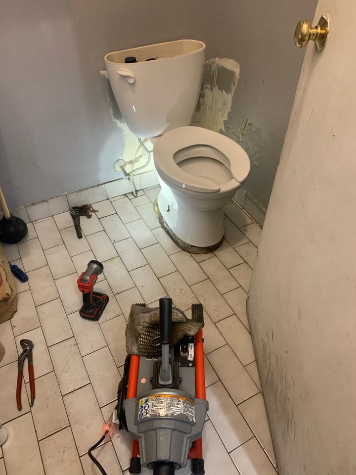 Unclogged main drain line