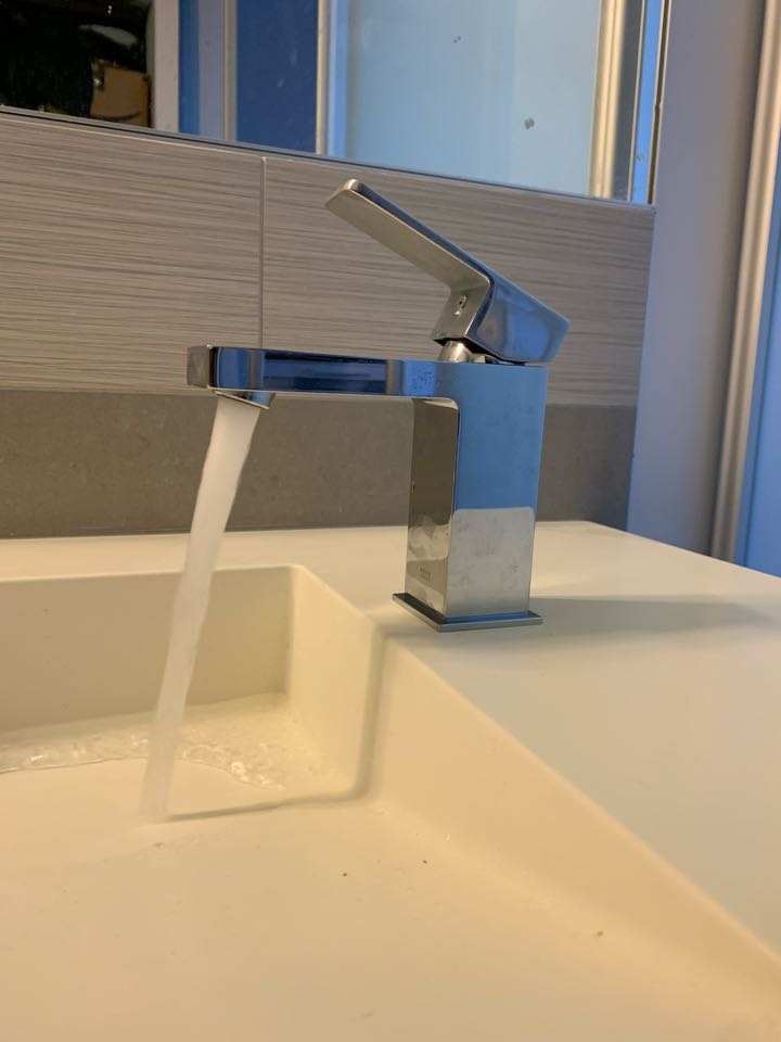 Replaced sink faucet