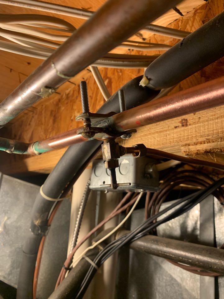 Replaced 1/4” valve