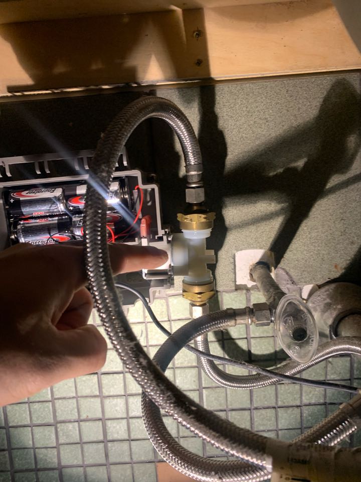 Replaced flush valve & solenoid valve