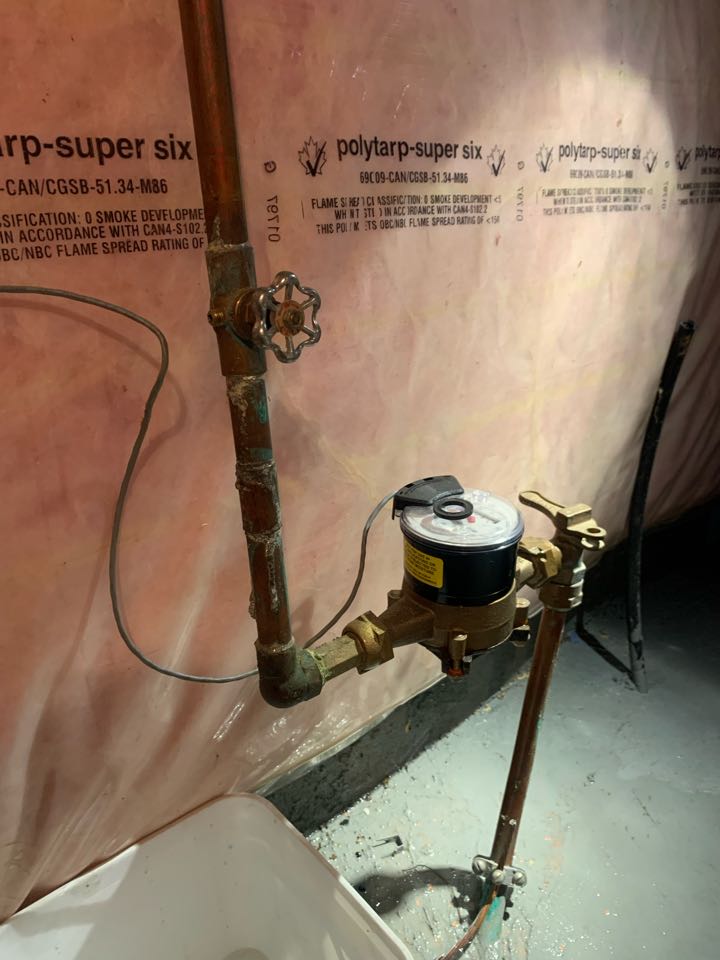 Replaced 3/4” ball valve