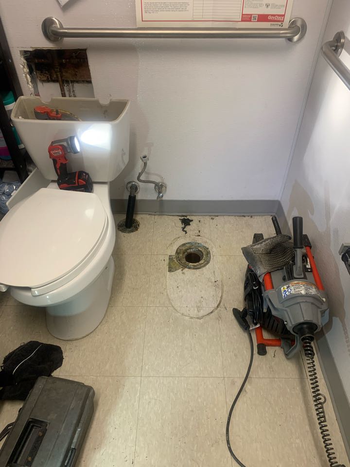 Clogged main drain line