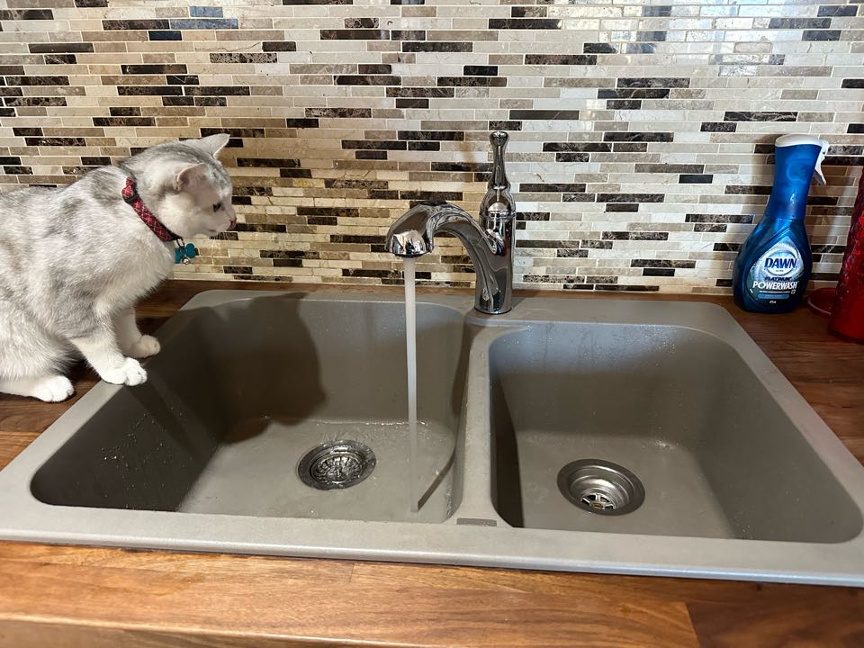 Replacement kitchen sink faucet 