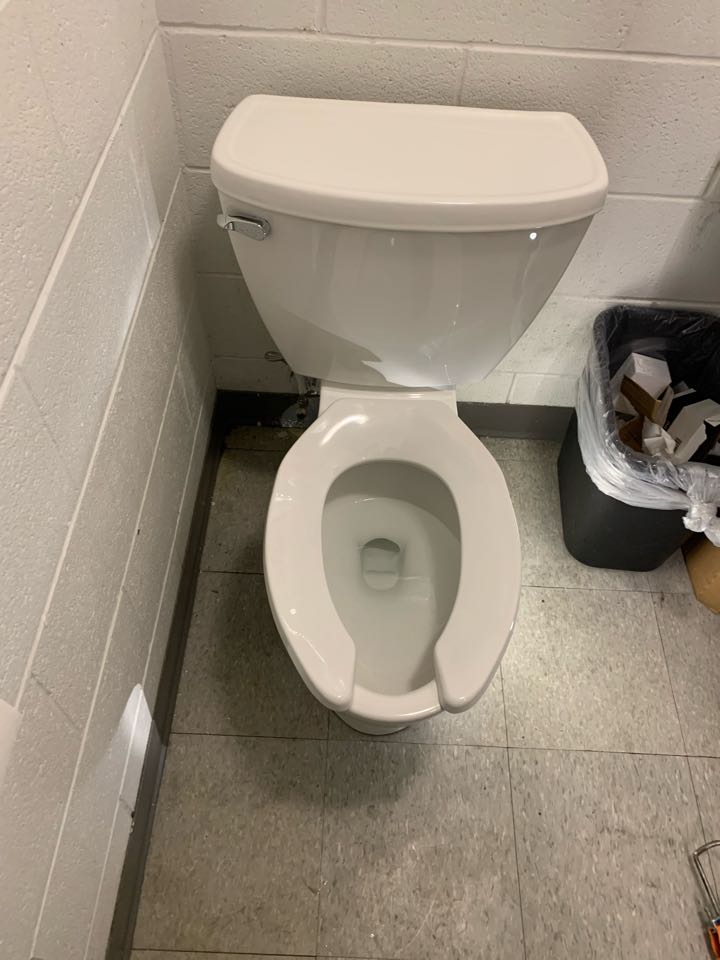 Replaced toilet