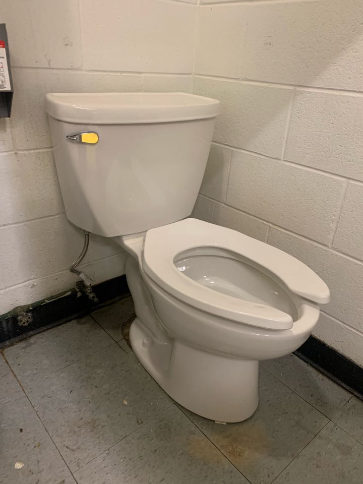 Replaced toilet