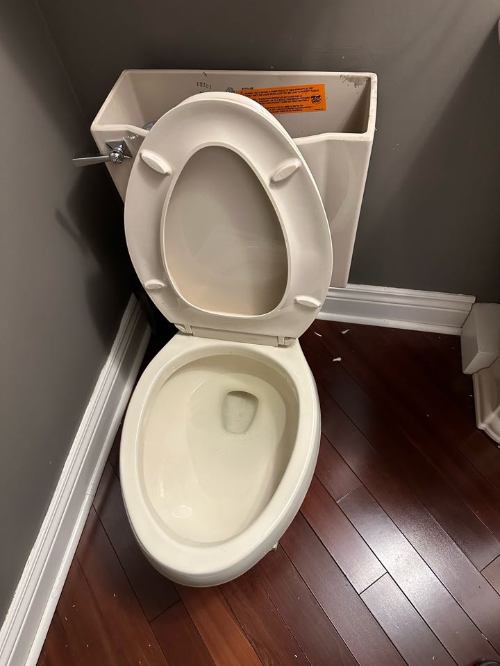 Unclogged toilet 