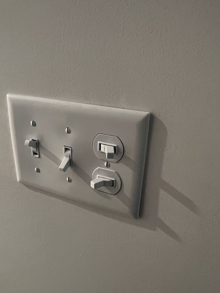 Giving estimate for hot tub circuit, gazebo wiring, landscape outlet and dimmer switches.