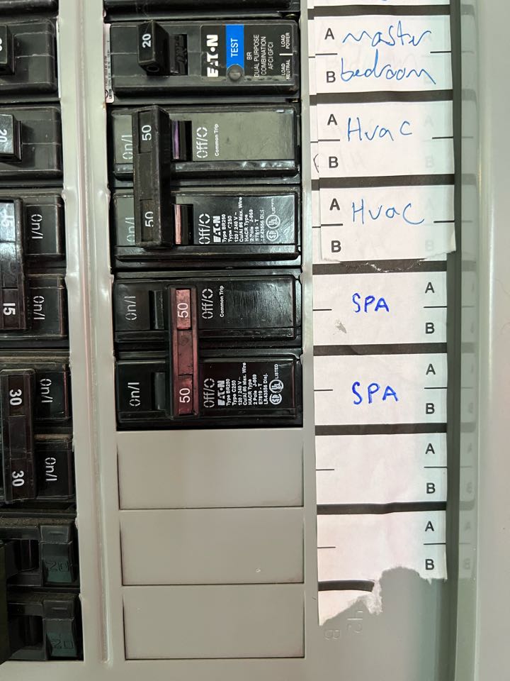 50 amp spa/hot tub panel