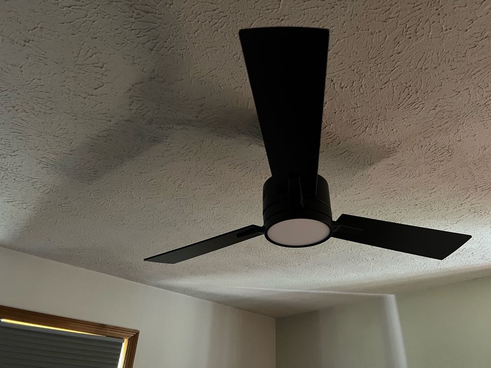 Hung fans repaired range 
