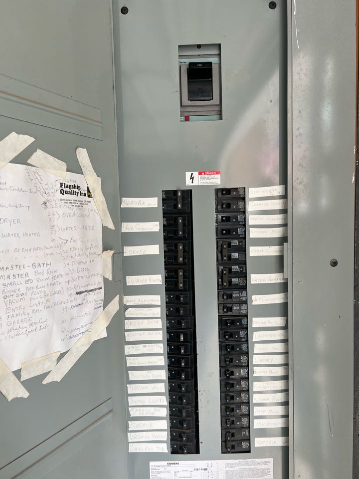 Estimate to run circuit for hot tub 