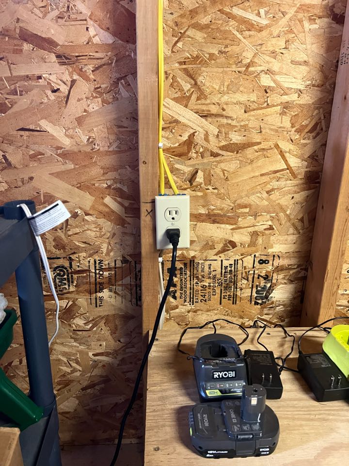 Estimate to run 120v underground circuit to shed off existing 