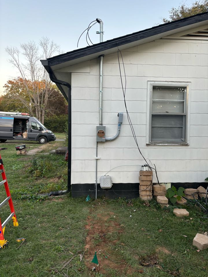 New meter and panel installed and ready to go!