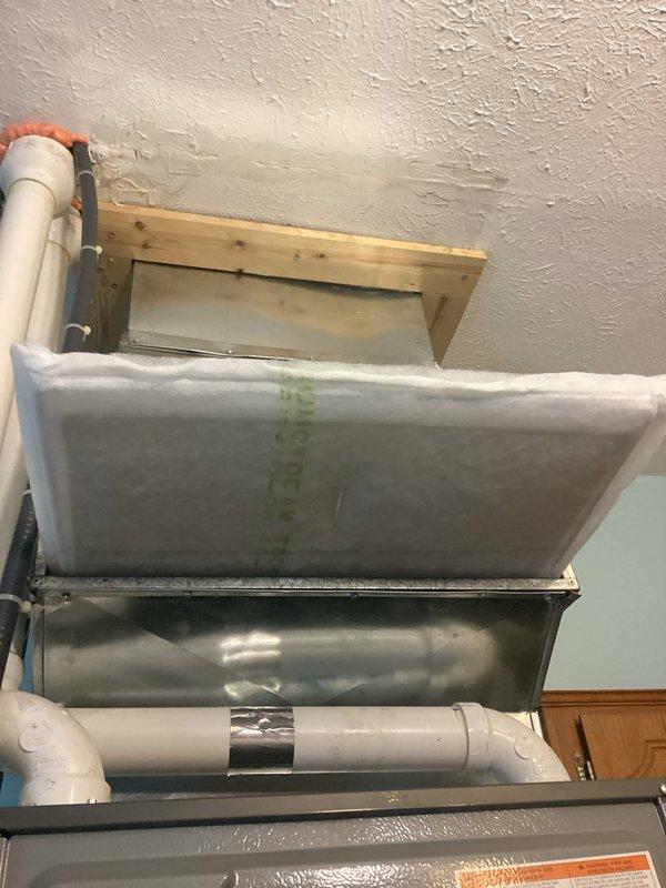 Conducted routine maintenance on Daikin heating system. Inspected and replaced dirty air filter with visible contamination. Diagnosed recurring E3 error codes (Open high limit switch) on thermostat, cleaned system sensors and reset error history after confirming proper system operation with no current faults.