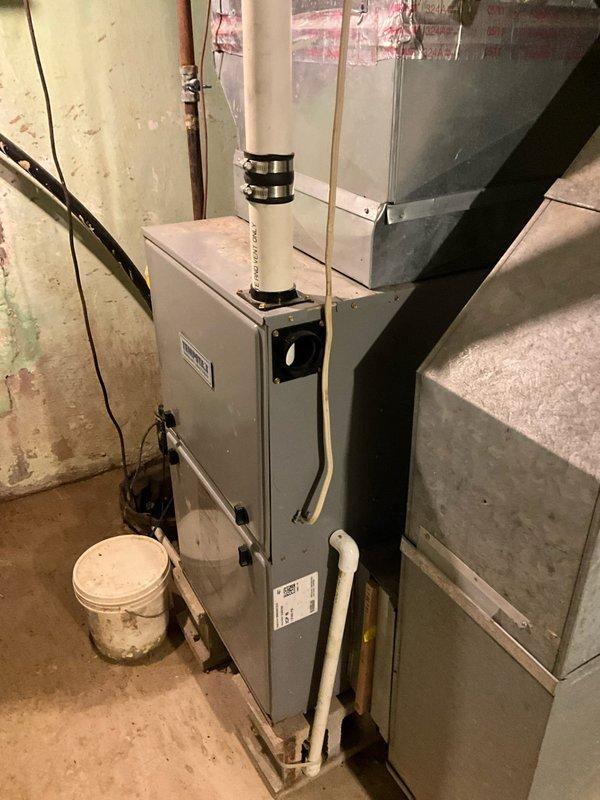 Performed diagnostic on Tempstar furnace after customer reported suspected gas leak and overheating concerns. Inspection revealed leaking gas valve and pressure regulator, as well as severely cracked and rusted heat exchanger. Recommended complete system replacement due to safety hazards and equipment condition.