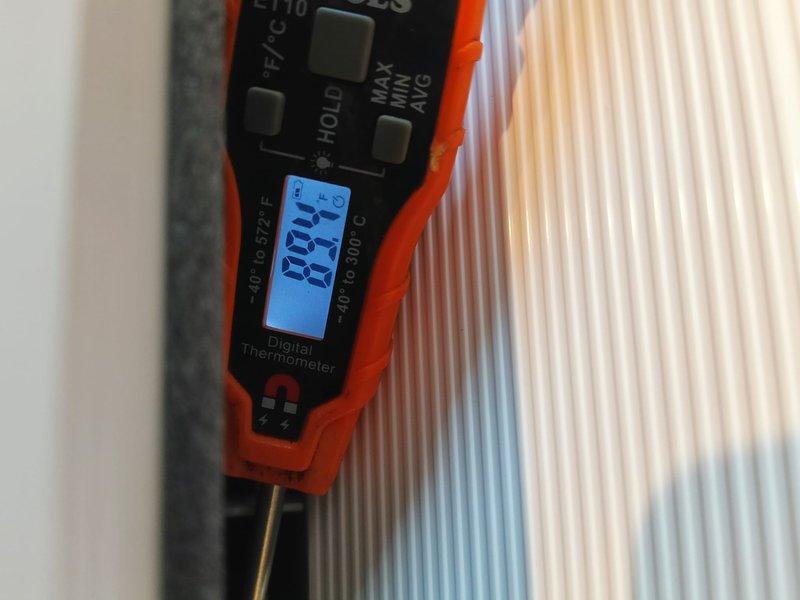 Successfully installed a Daikin Mini Split System with proper outdoor condenser placement on a stable pad. System was fully connected with appropriate electrical wiring and PVC condensate drainage. Post-installation testing confirmed optimal temperature output with readings at 70.3°F, verifying the system is operating within manufacturer specifications.