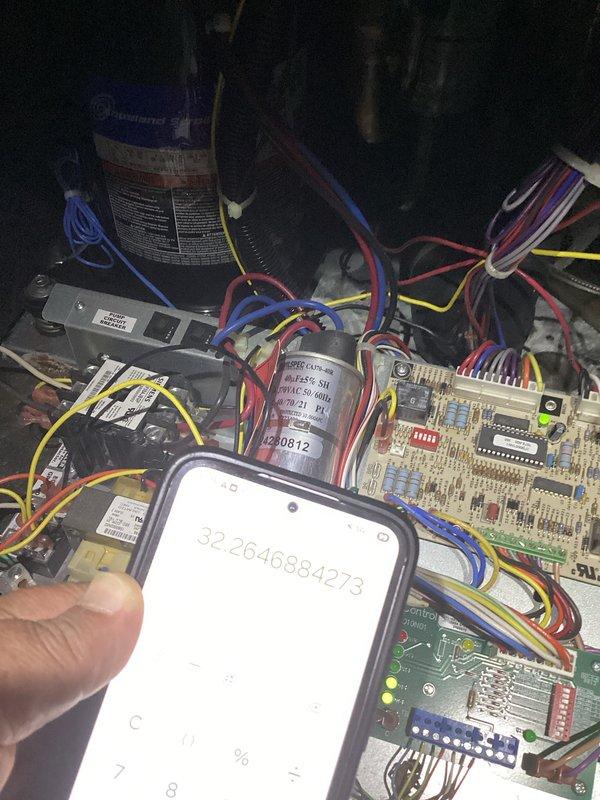 Performed scheduled winter maintenance on customer's geothermal HVAC system. Inspected heat exchanger fins for debris and cleanliness, and examined control board circuitry including capacitors and wiring connections. System is functioning within normal parameters.
