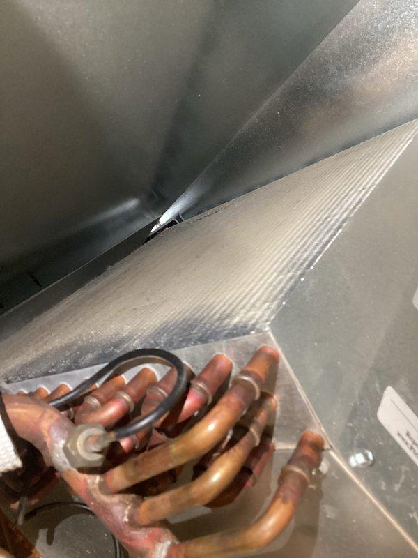 Completed scheduled heating maintenance on customer's HVAC system (service rescheduled from 12/22/25). Inspected copper coil assembly and heat exchanger components. Replaced 20x20x1 air filter as part of maintenance package. System is operating properly with maintenance contract valid through 9/17/27.