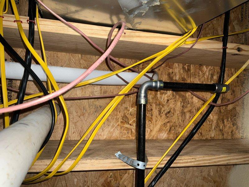Evaluated customer's request for zoned return system to improve heating distribution between bedroom and living room areas. Inspection of existing infrastructure revealed accessible underfloor space with adequate clearance for new ductwork installation. Observed current ventilation components and assessed potential connection points for zoning implementation. Prepared comprehensive estimate for full system replacement with zoned returns to address comfort issues by preventing air blending between spaces.