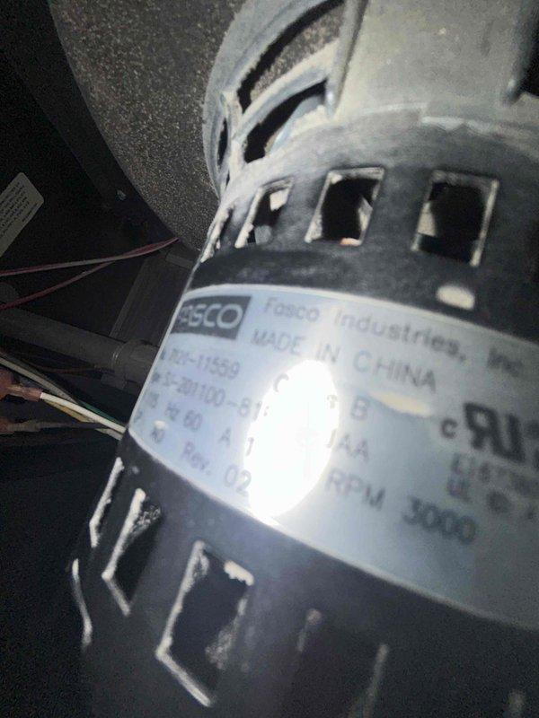 Responded to customer complaint of furnace running excessively with high-pitched noise. Inspected system and identified faulty Fasco blower motor (Model PR-11640, 3000 RPM) as the source. Replaced motor, cleaned components, and verified proper operation. System now functioning normally with no unusual noise.