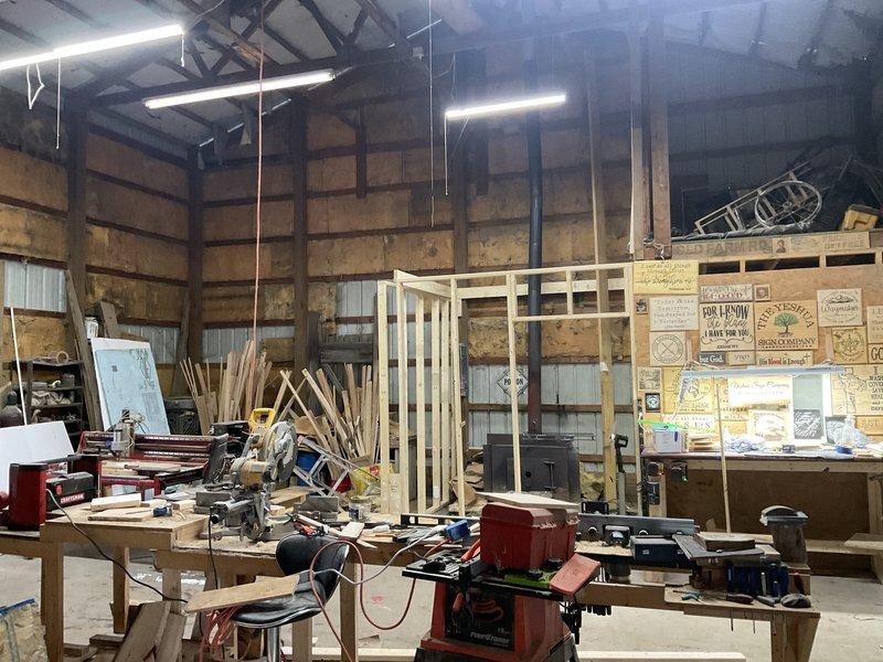 Conducted site assessment for mini split installation in a 30x40x16 workshop/garage where customer plans to establish a business through an Indiana state rehab grant program. Evaluated heating/cooling requirements for woodworking shop environment with exposed beams and multiple workstations. Customer requested updated estimates to compare against competing quote from another HVAC provider.