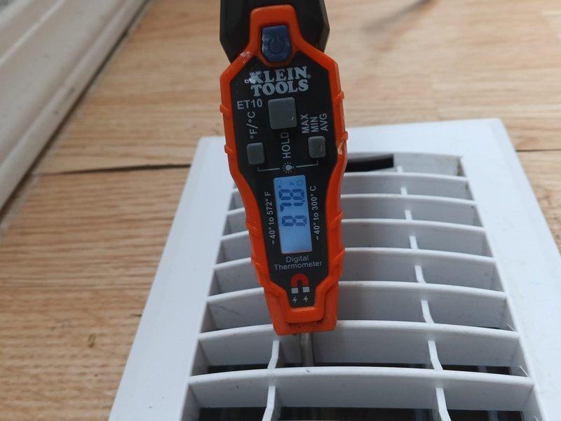 Successfully installed a Lennox ML180 furnace (60,000 BTU) with complete testing of heating functionality. System is properly calibrated with verified temperature readings at both the supply register (88.8°F confirmed with Klein Tools digital thermometer) and the Honeywell Home digital thermostat. Installation includes manufacturer warranty of 10 years on parts and 1 year on labor.