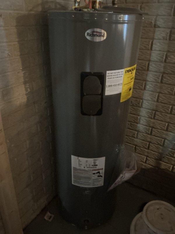 Performed preventative maintenance inspection on customer's HVAC system due to concerns about high electric bills. Inspected Richmond water heater and outdoor heat pump/AC unit which showed signs of weathering and minor corrosion. System is functioning within normal parameters; recommended continuing with regular maintenance schedule to maintain efficiency.