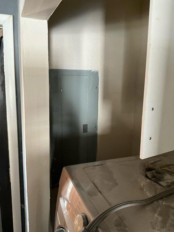 Performed replacement of failed HVAC system due to water damage for clients Dustin and Bailey. Installed new cooling and heating unit in utility area, including proper refrigerant lines with filter drier and insulation. Verified electrical connections at panel to ensure system functionality.