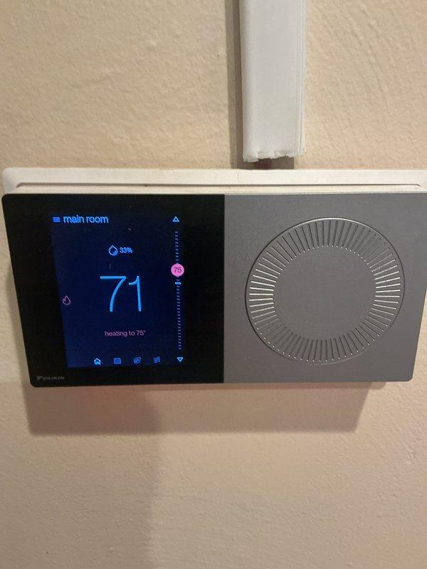 Performed annual heating maintenance service on CCH system. Checked thermostat operation which was correctly maintaining setpoint at 71° while heating to 75°. Combustion analysis with Bacharach Fyrite INTECH showed proper operation with 7.0% natural gas and CO levels at safe 18 ppm. System functioning normally with no issues detected.