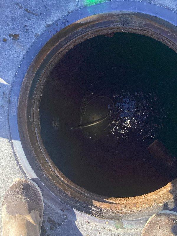 Performed excavation to access blocked drainage pipe. Attempted to clear significant blockage in sewer line without success. Discovered potential gas line issue requiring immediate follow-up service and notification to gas company for emergency assessment.