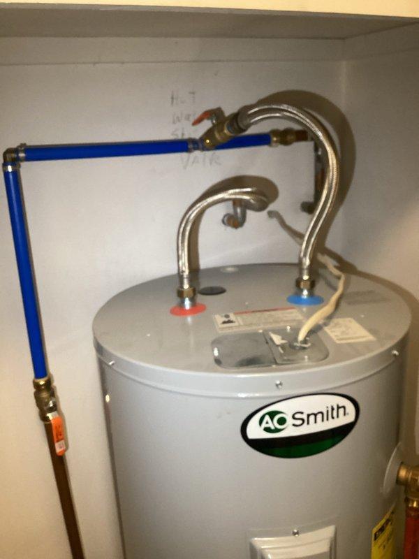 Diagnosed insufficient hot water supply on AO Smith tanked water heater that was prematurely depleting during showers. Performed comprehensive inspection of unit, including temperature settings, heating elements, and connection points. Adjusted temperature settings and verified proper functionality, restoring adequate hot water capacity for normal household usage.