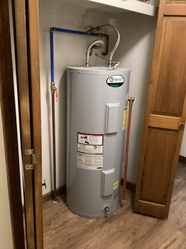 Diagnosed insufficient hot water supply on AO Smith tanked water heater that was prematurely depleting during showers. Performed comprehensive inspection of unit, including temperature settings, heating elements, and connection points. Adjusted temperature settings and verified proper functionality, restoring adequate hot water capacity for normal household usage.