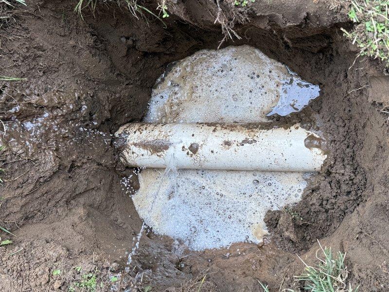 Successfully installed an exterior cleanout by excavating access to the existing drainage line. Identified and exposed the damaged PVC pipe section that was causing water pooling and leakage. Completed the installation of the new cleanout access point to restore proper drainage function and prevent future backups.