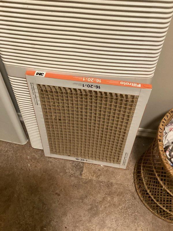 Performed routine heating maintenance on CCHP system. Replaced two 16x20x1 air filters that showed visible contamination. Noted the need for replacement of outdoor sensor which will be delivered on 1/28.