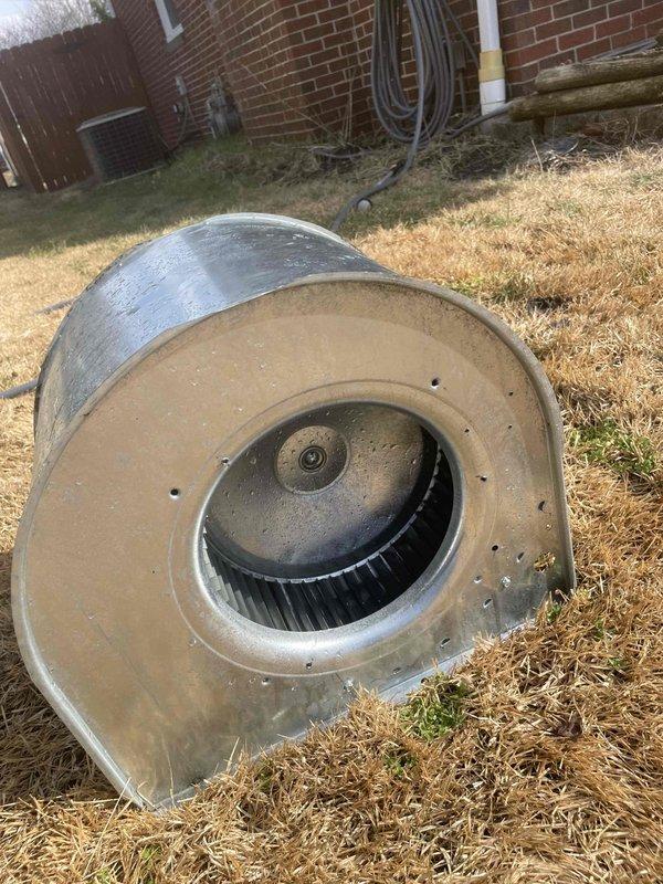 Returned to property to complete evaporator coil cleaning service. Removed blower assembly from system and performed comprehensive cleaning to eliminate accumulated dirt and debris. Reinstalled cleaned components to restore optimal airflow and system efficiency.