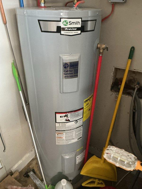 Performed annual heating system maintenance on Lennox system with digital thermostat set to 76°F heat mode. Noted expired 20x20x4 filter (not customer provided). Inspected A.O. Smith ProLine commercial water heater and all connected plumbing components, confirming proper operation of both heating and hot water systems.