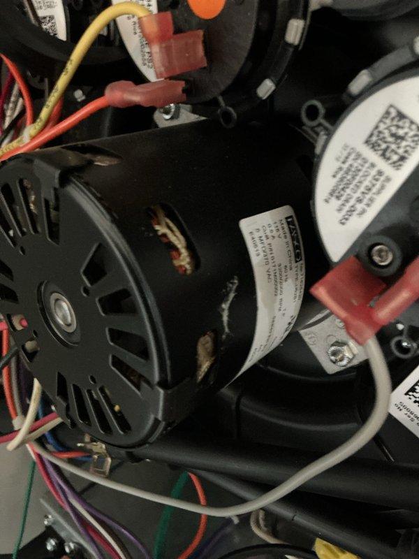 Completed monthly maintenance service on dual-system CCHP heating unit, including replacement of 20x20x1 filter. Inspected motor assembly and electrical connections, confirming all wiring is secure and properly connected. Tested system operation using remote control, verifying proper temperature display (72°F) and functionality of all control features.