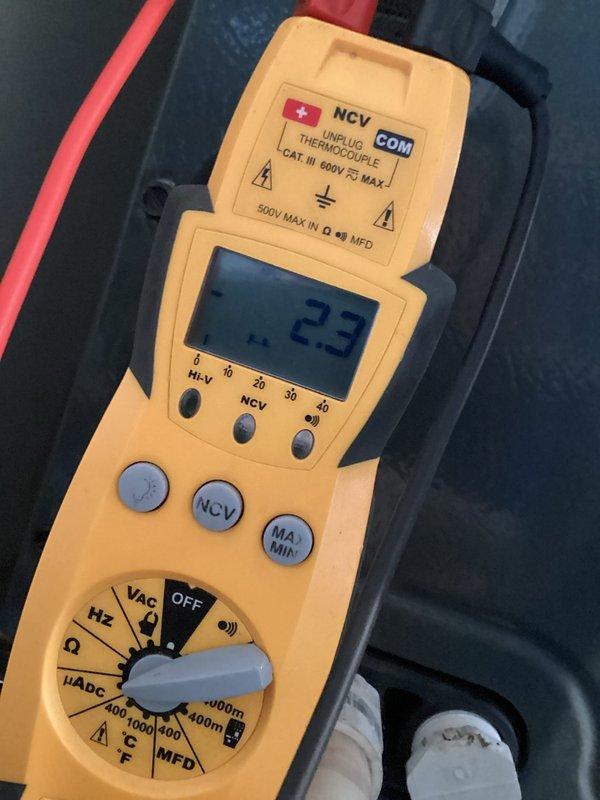 Responded to callback for system blowing cold air despite previous gas pressure adjustment. Diagnostic testing revealed gas pressure had drifted to 2.3 (below optimal range). Recalibrated thermostat and verified proper heat operation, confirming system now maintaining 72°F setpoint with "Heat On" status displaying correctly.