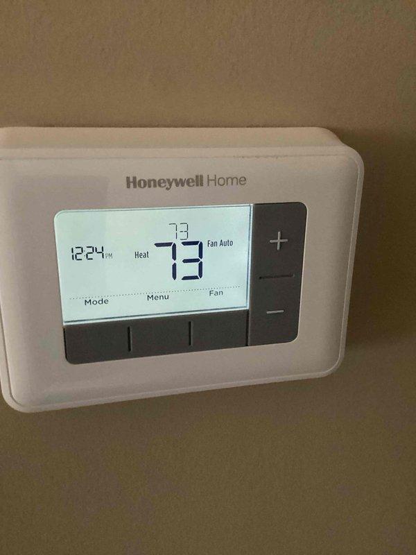 Performed routine heat system maintenance service and replaced 20x20x1 filter as part of customer's maintenance agreement. Adjusted fan speed settings to address customer's concern about excessive noise during system operation. System is now functioning properly with reduced noise levels.