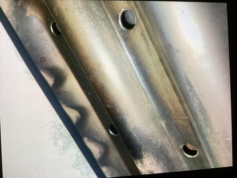 Performed basic monthly maintenance on CCC heat system. Inspected and documented condition of blower wheel assembly showing dust accumulation on fan blades. Examined ductwork which displayed normal wear with some discoloration around fastening points. Filter size was not determined during this visit.