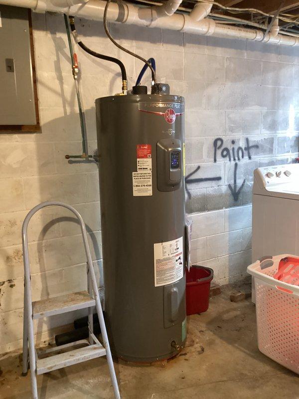 Completed monthly maintenance on CCHP-Heating system, which included inspection of the Rheem Performance water heater and Amana heat pump unit. Checked system connections, verified proper operation of both units, and noted filter replacement requirement (20x20x4 not included in service).