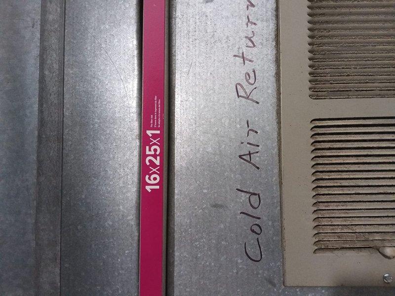 Successfully installed a Lennox gas furnace in the utility area with proper connection to existing ductwork. Installed white PVC exhaust piping and ensured proper labeling of the cold air return. Completed all installation requirements and documented with verification photos of the finished system.