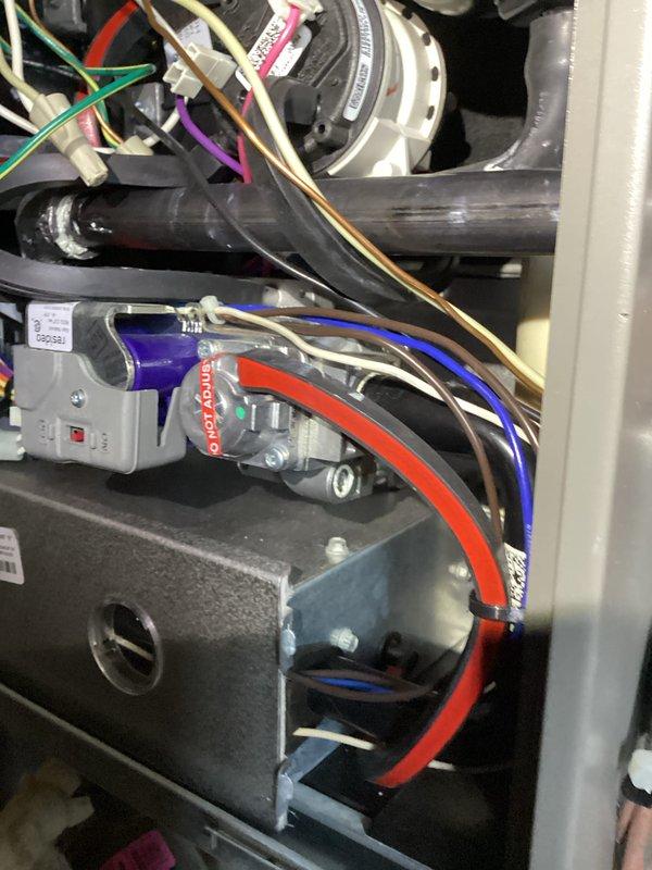 Technician returned to complete scheduled repair, successfully removing and replacing faulty gas valve assembly in customer's furnace system. All wiring was properly reconnected to the new valve according to manufacturer specifications, and system operation was verified following installation.