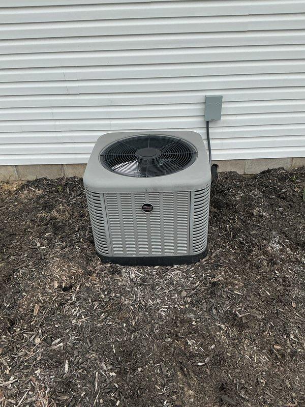 Completed monthly maintenance service on CCH heating system. Inspected outdoor condenser unit and indoor furnace, both showing proper installation and normal operating condition. Filter replacement (16*20*4) was noted as not included in service.