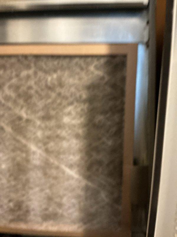 Performed scheduled HVAC heating maintenance on CCHP system with renewal date 7/1/26. Inspected furnace components including PVC connections and control panel, noting some corrosion at base of unit. Replaced dirty air filter with new 16x20x1 filter as included in maintenance agreement.